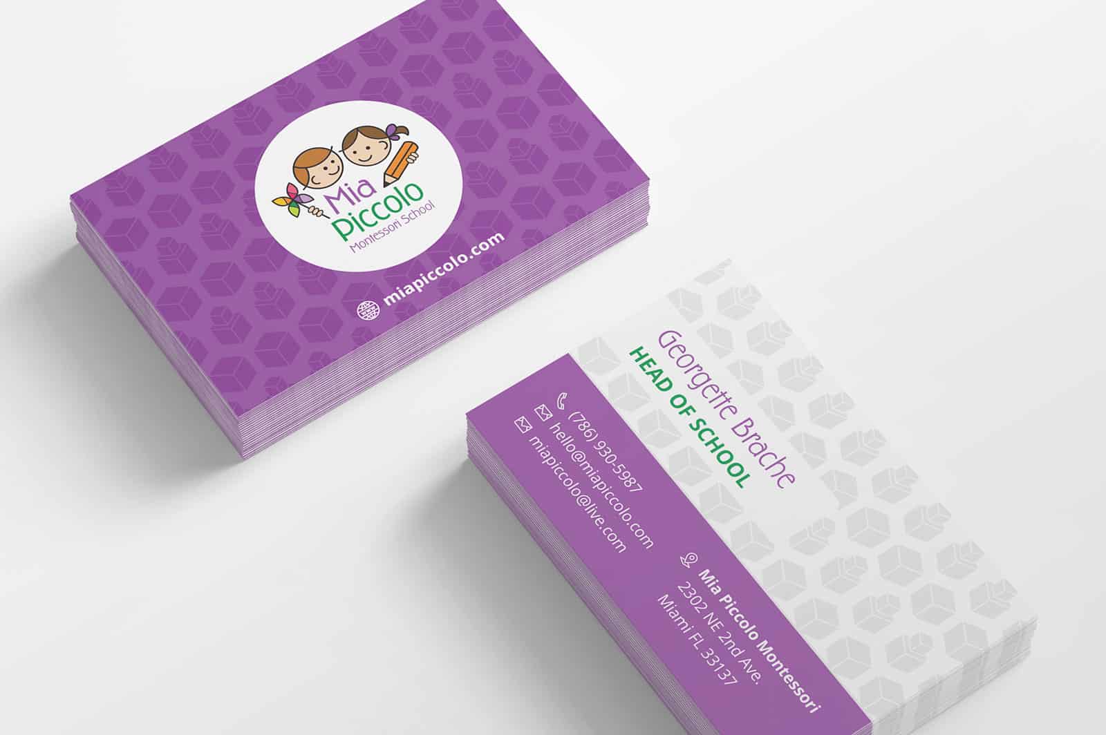 Mia Piccolo Versal for School Preschool Marketing