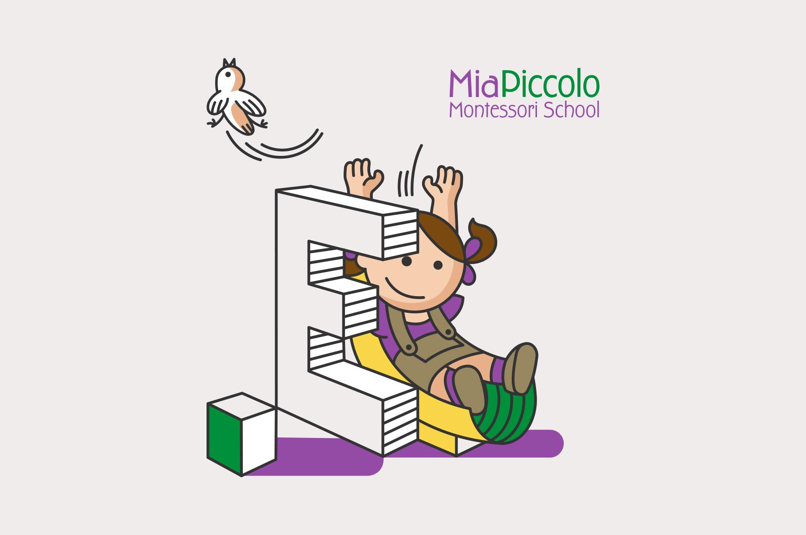 mia piccolo uniform design versal for school / preschool marketing