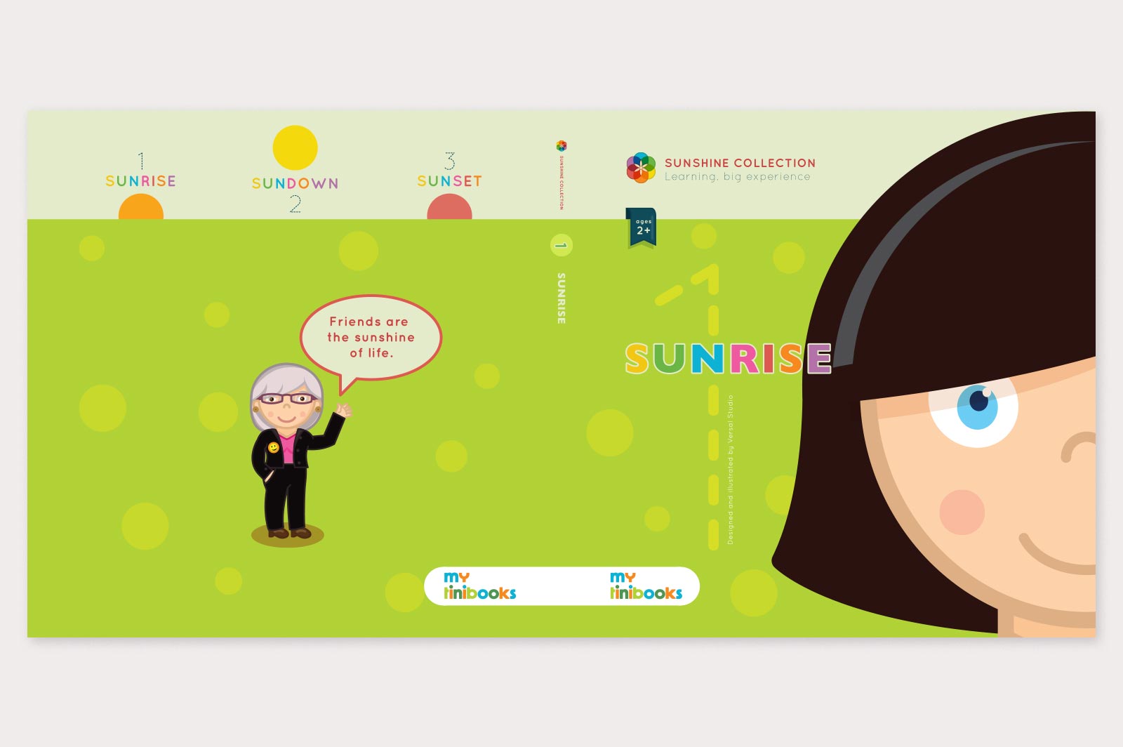 tiniciti book design versal for school / preschool marketing