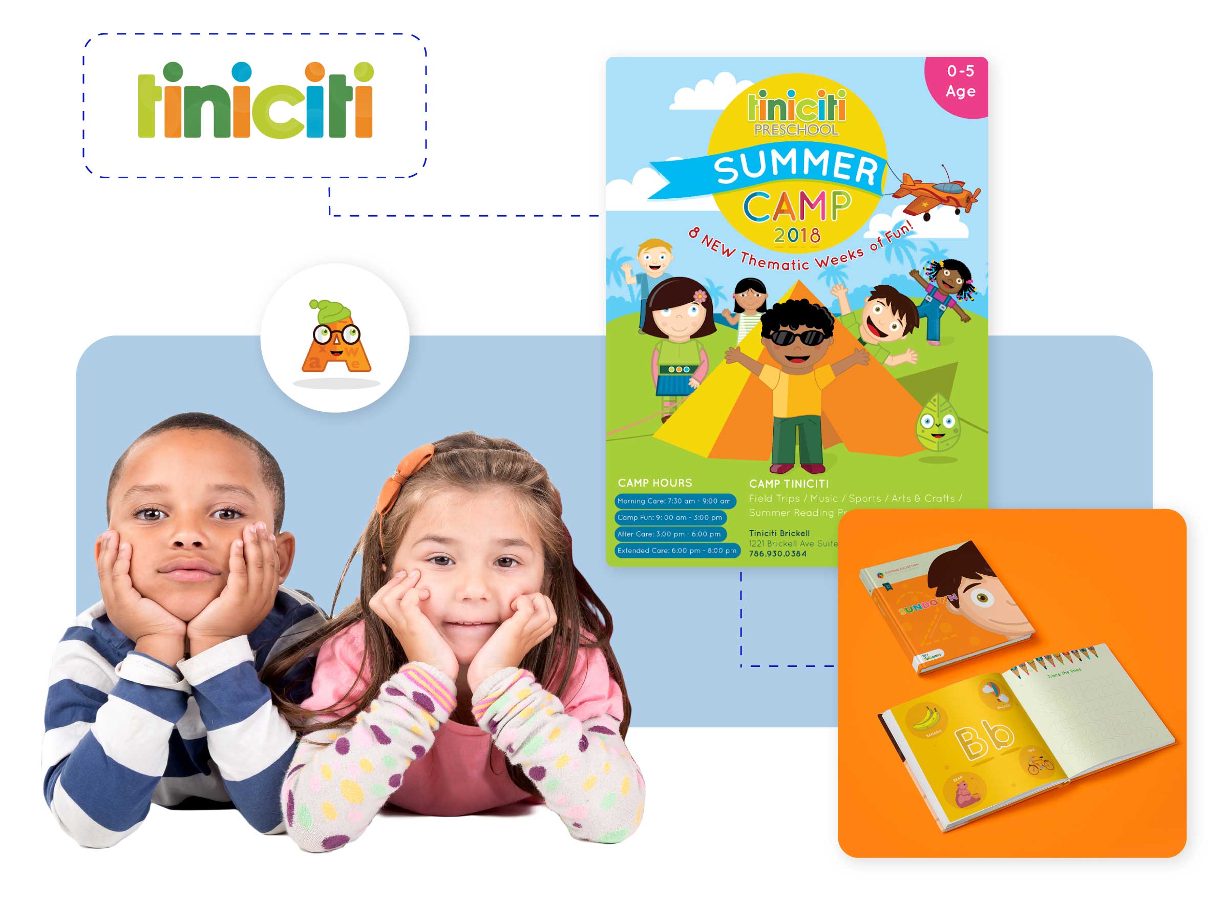 tiniciti design versal for school / preschool marketing